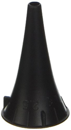 GiMa 31508 Headset Spekulum Einweg – welch Allyn, 2,5 mm Ø, schwarz, 250 Stück