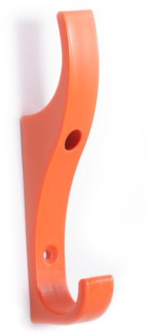 Toughook Unzerbrechliche Haken, 10er-Pack (Orange), robuste Kunststoffhaken, Wandhaken für Schulen, Büros und Zuhause. Für Taschen, Hüte, Jacken. Kinderfreundlich Design