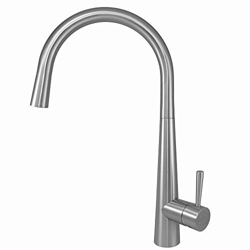 Robuste Küchenarmatur aus Edelstahl/Spühltischarmatur/Spülenarmatur/Waschtischarmatur/beweglich / - Serie RONDO