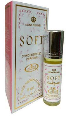 Moschus Parfüm Al Rehab Soft 6ml 100% Öl + 1 Bakhoor Al Zahra