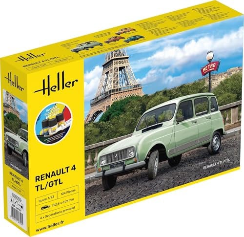 Heller Maquette, 56759, renault 4l,1/24