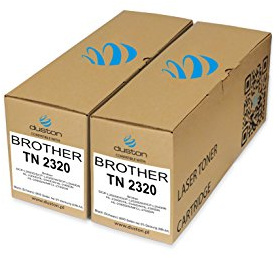duston 2X TN2320, TN-2320 Schwarz Toner kompatibel zu Brother TN-2320 DCP-L2500D DCP-L2520DW DCP-L2540DN HL-2300D HL-2340DW HL-2360DN HL-2365DW MFCL-2700DW