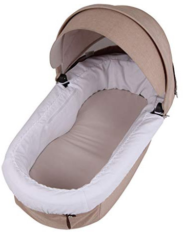 Tititnins® - Funda Capazo para Stokke Trailz/Crusi PIQUE BLANCO -Incluye aperturas asas transporte- (100% Algodón)