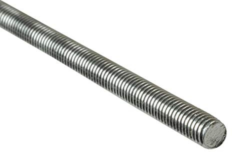 Threaded Bar - Stainless Steel Plated Studding Rod A2 SS // M6>M20 1m Lengths // All Thread, Metric Stud (2, M12 x 1000mm)