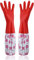WANGLXST Küchenreinigungshandschuhe, Wiederverwendbare PVC-geschirrspülhandschuhe Winterkleidung Waschschüssel Frostschutzmittel Handbalken Mund Gummi-reinigungshandschuhe, D