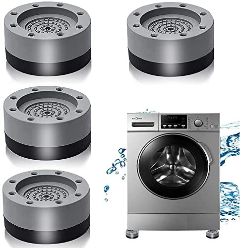 4 Stück Waschmaschine Fußpolster,Schwingungsdämpfer Vibrationsdämpfer Waschmaschine Füße,Anti Vibration Waschmaschine Fußpolster,Anti Rutsch Gummi Fußpolster,Für Rutschfeste Und GeräUschreduzierende