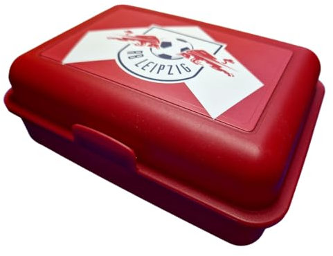 RB Leipzig Brotdose - Arrow - rot Brotbüchse | Lunchbox RBL - Plus Lesezeichen Wir lieben Fußball