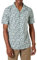 Amazon Essentials Chemisette Décontractée en Coton, Coupe Ajustée Homme, Bleu Fleuri, XXL