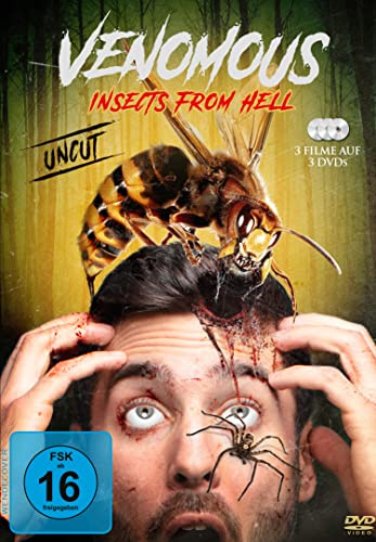 Venomous - Insects from Hell - (3 Filme) - [DVD] - Uncut - (Kiffer vs. Killer Mosquitos, Dead Ant – Monsters vs. Metal, Tsunambee – Angriff der Zombie-Bienen)
