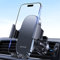 Miracase Support Telephone Voiture, [2 en 1] Porte Téléphone Voiture Grille aération Pare Brise Tableau de Bord Compatible avec iPhone, Samsung, Huawei, Xiaomi (Noir)