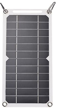 Matybobe 6 W 5 V Solarpanel mit USB-Anschluss 2 ST?CKE Karabiner Monokristalline Silizium-Solarzelle f¨¹r Outdoor-Camping Klettern Wandern Reisen Kompatibel f¨¹r iPhone Smartphones