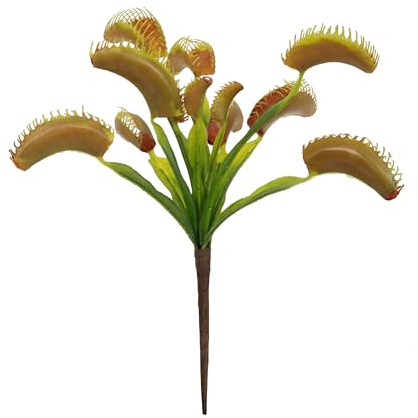 Vickerman 12 Green Artificial Venus Flytrap Plant 3/Bag