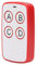 Telecomando per Clonazione Telecomando Compatto Portata 30 M Guscio in ABS Wireless 315 MHz per Cancello Elettrico (Rosso)