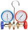 AC Kältemittel Manometer Set,Auto-Klimaanlagen-Ladeschlauch, Klimaanlagen-Fluorid-Werkzeug, Legierungs-Fluorid-Werkzeug-Set, Wechselstrom-Manometer-Set, Auto-Service-Kit