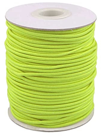 50m Spule Gummikordel Gummischnur 2mm Bekleidungsgummi Hutgummi, 29 Farben