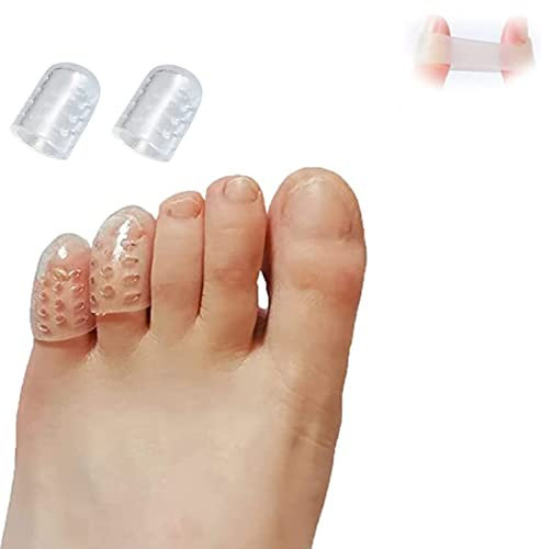 Protector de Silicona antifricción para los Dedos de los pies, Fundas de Silicona Transpirables para los Dedos de los pies, Fundas para los Dedos de los pies para aliviar el Dolor de pies