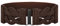 GRACE KARIN Damen Elastischer Vintage Gürtel Stretchy Retro Wide Waist Cinch Gürtel, Kaffee-Niet, XL