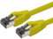1aTTack.de Cavo di rete Cat 8, 10 m, CAT8, giallo – 1 pezzo Cat.8 Lan 2000 Mhz 40 Gbit s 40GBase-T Poe+ cavo patch Ethernet, LSZH, 1 x 10 m, giallo