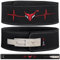 Mytra Fusion gewichthebergürtel with Lever Buckle gewichthebergürtel herren and damen 4 breit Echtes Leder Lifting Belt für Fitnessstudio, Training, Fitness und Workout (Black, L)