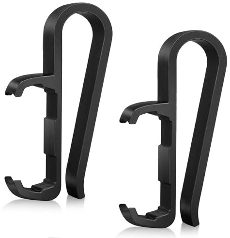 Flintronic Sonnenblenden Halterung, 2 Sonnenblenden Halter Passend für Ooono Co-Driver No1, VerstäRkte Version Ooono Halterung sonnenblende Mount/Clip für Sonnenblende, Halterung für Blitzer-Schwarz