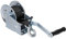 Ausla 1200LBS Hand Winch, Carbon Steel Heavy Duty Frame Hand Crank Winch 8M Strap Boat Trailer Gear Winch Manual Winch Wire Rope Lifting Tools