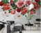 MOBYAT Papier peint 3D peint à la main en forme de rose pour salon, papier peint floral, 3D, 150 x 105 cm
