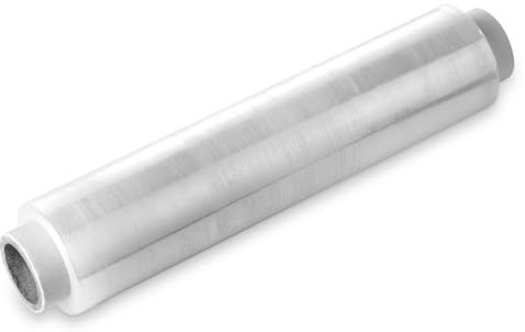 Waytex Rouleau Film Transparent 500mm x 250m, épaisseur 25 microns, Rouleau 3,2 Kg, Etirable 150 à 200%, pour professionnels, palettes, carton, produits, emballage