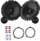 JBL Stage161CFS Lautsprecher mit Einbauset kompatibel mit Audi A4 Avant B5 (8D) 1995-2001 Türen vorne/hinten 450 Watt 165mm 2 Wege Kompo