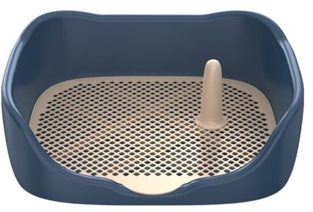 F Fityle Inodoro para Perros, Caja de Arena para Perros, Mantiene Las Patas y los Pisos limpios, Bandeja para IR al baño para el Entrenamiento de Cachorros,