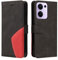 XINNI Protective Phone Case for OPPO Reno 13F 5G/Reno 13 FS 5G, PU/TPU Vintage Flip Leather Shockproof Cover Magnetic Book Style Wallet, Black