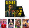 Personalizzate Cover per iPad Air 2 9,7 2014 A1566/A1567, Personalizzabile con Testi Disegni Personalizzata Custodia Stella del Calcio 7 10 Football Pattern Flip Case in pelle PU Antiurto Cover