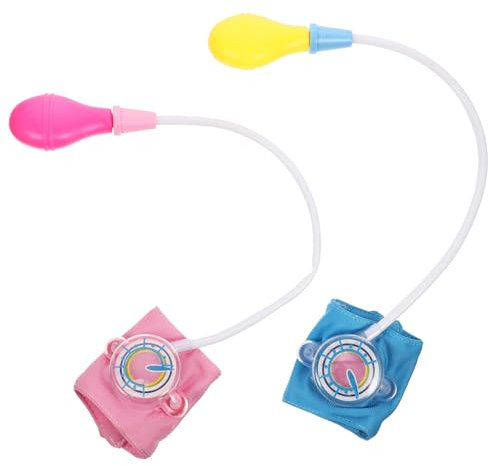 BESPORTBLE 2Stücke Teiliges Spielzeugarzt Mit Realistischem Blutdruckmonitor Für Rollenspielzeug Für Jungen Und Sicheres Fördert Beim