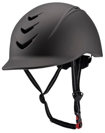 Harilla Reithelm Reitschutz für Männer Frauen, größenverstellbarer Helm für Erwachsene, Umfang 54-58 cm, Flexible Reitkappe belüftetes Reithelmschild für Reiten, Radfahren, Skifahren