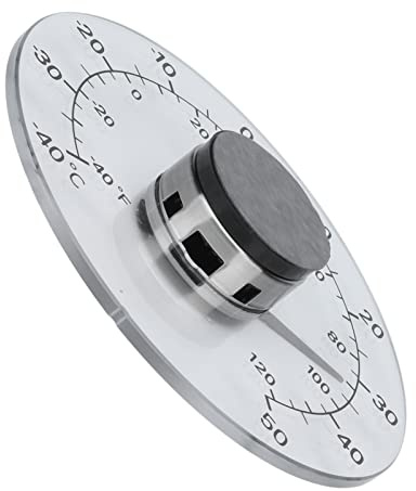 Ejoyous Stick-on-fönstertermometer, Kompakt och Lätt, Enkel Installation och Stilig Design, Exakt och Känsligt, Inget Behov Av Batteri, Brett Temperaturområde, Utomhustermometer, för