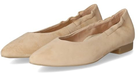 Paul Green Damen - Ballerina 1224-029 in beige Rauleder