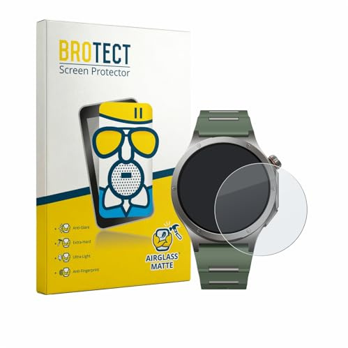 BROTECT Entspiegelungs Schutzglas für OnePlus Watch 4 Schutzfolie Panzer Folie Glas Matt [Extrem Kratzfest 9H, Anti-Reflex, Anti-Fingerprint]