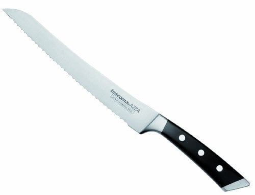 Tescoma Coltello da Pane, Acciaio Inossidabile, Argento/Nero, 39.5 x 6.7 x 1.7 cm