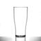 Virtually Unbreakable Heavy Duty Polycarbonate Tulip Plastic Pint Glass, Pack of 6