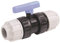 STP fittings 8336044 PP Kupplung PP-Kugelventil mit 2 Verschraubungen, 32mm