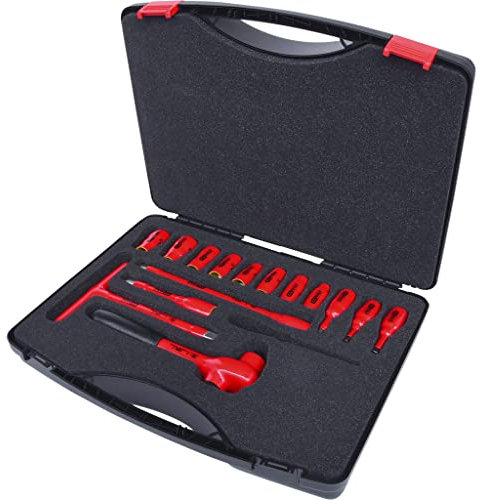 KS Tools 117.1883 1/2 Isolierter Steckschlüssel-Satz, 15-tlg.