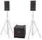 PROEL LT812A Sistema PA attivo a 3 vie con 2 satelliti + subwoofer 800watt (1600w di picco)
