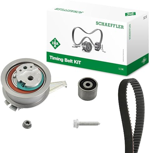 INA Zahnriemensatz 530 0665 10 30,2mm Kompatibel mit VW Polo Schrägheck 6R1, 6C1, AUDI A1 Sportback 8XA, 8XF A1 Schrägheck 8X1, 8XK, SKODA FABIA NJ3 FABIA Kombi NJ5 Rapid Spaceback NH1