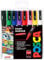 Posca Pens PC-3M Fine Acrylic Felt Tip Coloured Permanent Paint Markers for Adults and Kids. Perfect for Colouring, Fabric, Graffiti, Watercolour, Outline Drawing, Window and Glass Art. 8 Pack