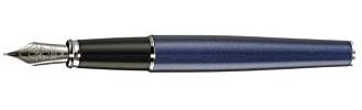 DIPLOMAT - Füllhalter Excellence A2 Midnight blue Chrom - Schick und elegant - Lange Lebensdauer - Dunkelblau - 5 Jahre Garantie