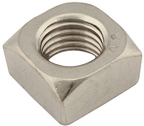 Vierkantmuttern (Standard Ausführung) - M8 - (50 Stück) - DIN 557 - Edelstahl A2 (V2A) - Einlegemutter - SC557 | SC-Normteile®