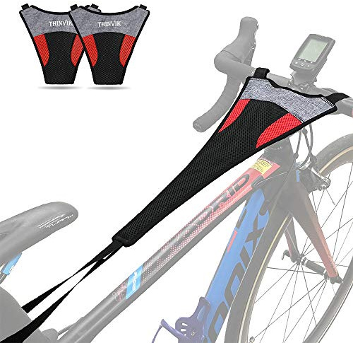 Thinvik Confezione da 2 - Protezione Anti-Sudore per Telaio Bici per Biciclette da Corsa e MTB Home Trainer e Rulli Allenamento