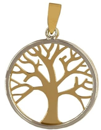 Colgante 18K Árbol de la Vida Bicolor | Priority | Colgante de oro | Colgante árbol de la vida | Colgante de 18k |Colgante para regalar | Colgante para mujer | Colgante bicolor|
