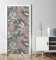 MyMaxxi - Tür bekleben mit Türtapete Selbstklebend 90x200 Vintage Tapete blau - Tür verschönern Türfolie - Türaufkleber XXL Aufkleber Folie- Türposter Türklebefolie Blumen Pflanzen blau -
