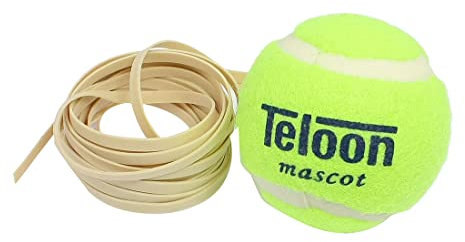 Ruilogod Sporttraining Gelb grün Tennis Ball Trainer W Gummiband