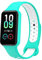 GIOPUEY Cinturini Compatibile con Amazfit Band 7, Morbido TPU Cinturino [Design a Colori di Giunzione] - Water Duck Green/White
